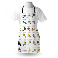 Underwater Aquatic Species Apron