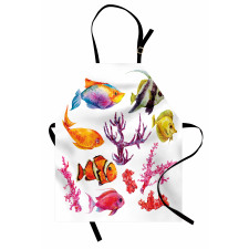 Tropic Life Seaweed Coral Apron