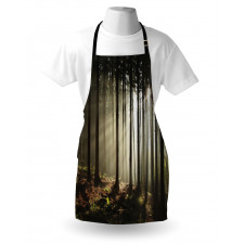 Morning Forest Scenery Apron