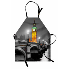 Big Ben Bridge Night Apron