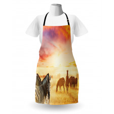 South Wild Zebra Apron