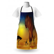 Tropical Wild Animal Apron