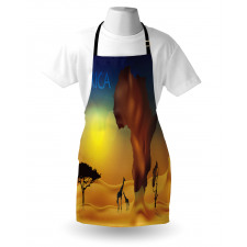 Tropical Wild Animal Apron