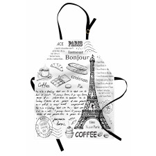 Bonjour Croissan Coffee Apron