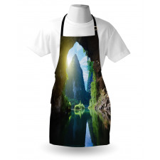 Mountain Sky Scenery Apron