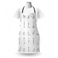 Stickman Yoga Moves Apron