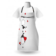 Heart Shapes in Love Apron