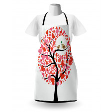 Nature Flirting Birds Apron