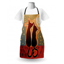 Moon in a Starry Sky Love Apron