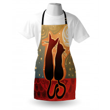 Moon in a Starry Sky Love Apron