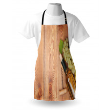 White Grapes Bottle Apron