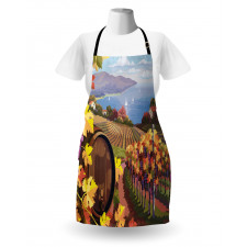 Cartoon Vineyard Grapes Apron