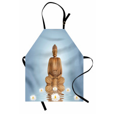 Meditation Zen Flower Apron