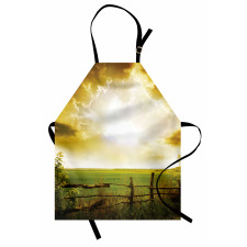 Sunset on Spring Field Apron