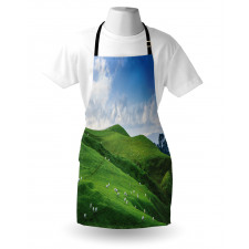 Sheep and Blue Sky Apron