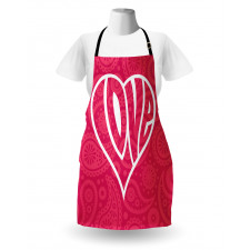 Retro Big Heart Apron