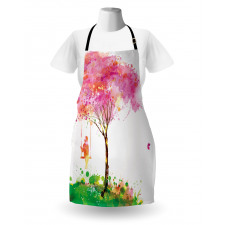 Spring Blossoming Tree Apron