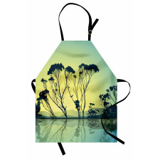 Tree Silhouettes Scenic Apron