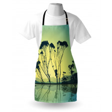 Tree Silhouettes Scenic Apron