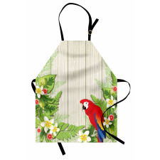 Kuşlar Mutfak Önlüğü Çiçek ve Papağan