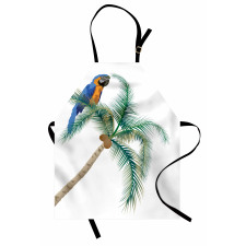 Parrot Coconut Palms Apron