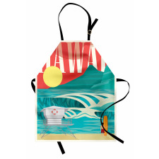 Hawaii Holiday Coast Apron