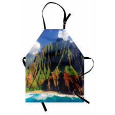 Mountain Ocean Clouds Apron