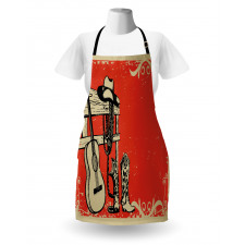 Country Music Wild West Apron