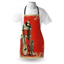 Country Music Wild West Apron