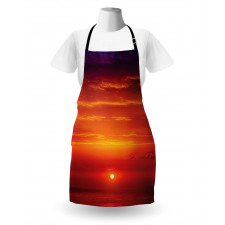 Morning Sunrise Ocean Apron