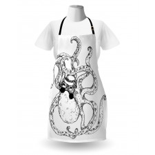 Hipster Animal Sketch Apron