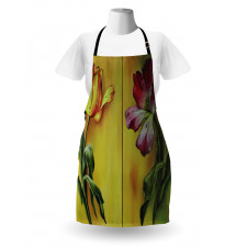 Retro Flower Painting Apron