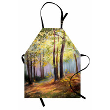 Spring in Forest Leaves Apron
