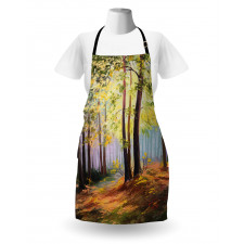 Spring in Forest Leaves Apron