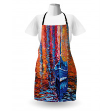 Dark Sea Fishing Boat Apron