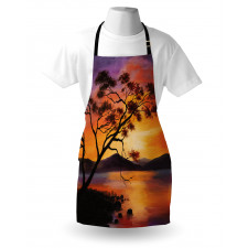 River Mountain Sunset Apron