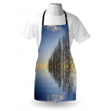 Frozen Lake in Nature Apron