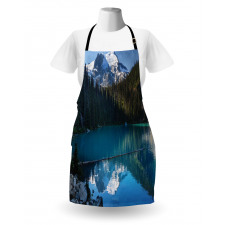 Snowy Frozen Mountain Apron