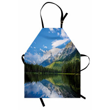 Mountain Lake Scenery Apron