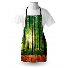 Sunlight Forest Trees Apron