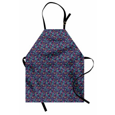 Springtime Floral Filed Art Apron