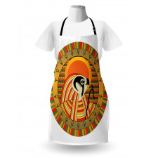 Ancient Sun Figure Apron