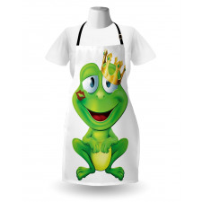 Crown Frog Prince Apron