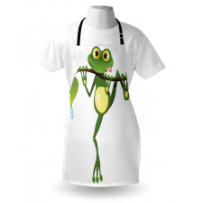 Frog on Branch Jungle Apron