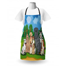 Park Landscape and Dogs Apron