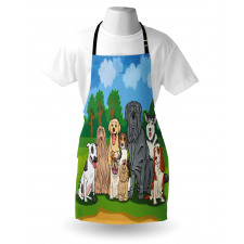 Park Landscape and Dogs Apron