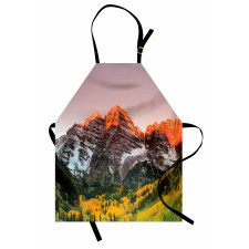 America Mountain Peaks Apron