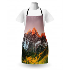 America Mountain Peaks Apron