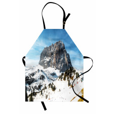 Mediterranean Snowy Peak Apron