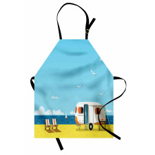 Coastline Clouds Scenery Apron